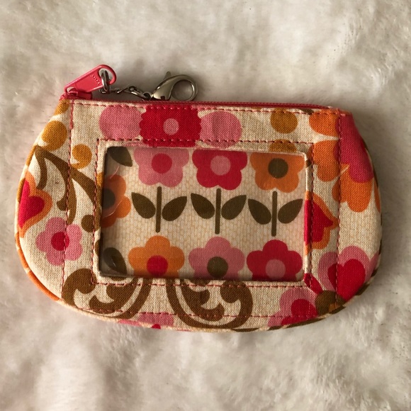 Vera Bradley Folkloric Clip ZIP ID Case - Picture 2 of 3